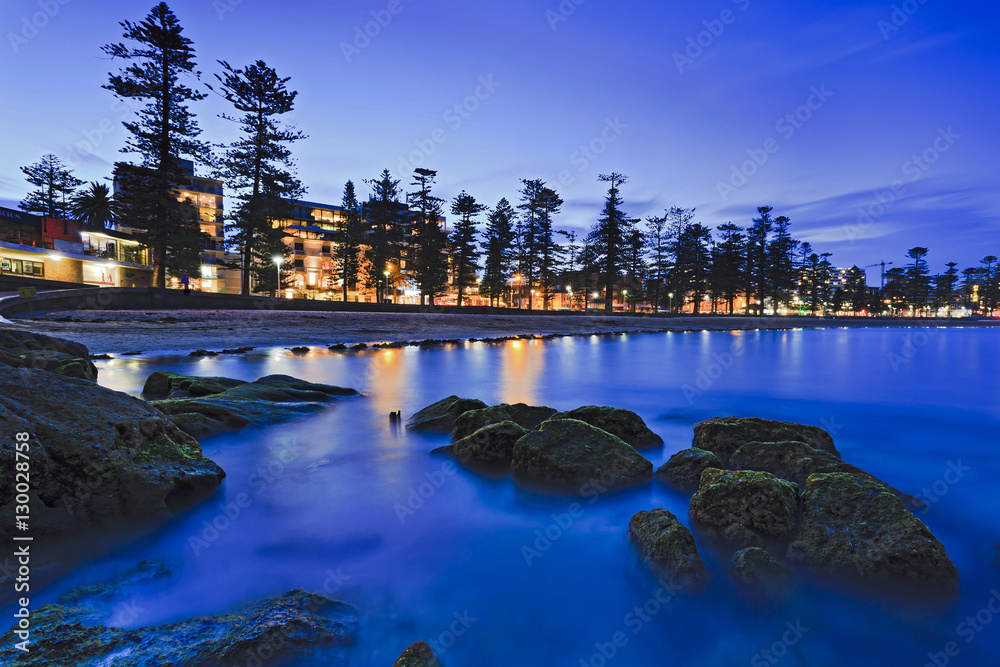 Sea Manly blue set beachfront