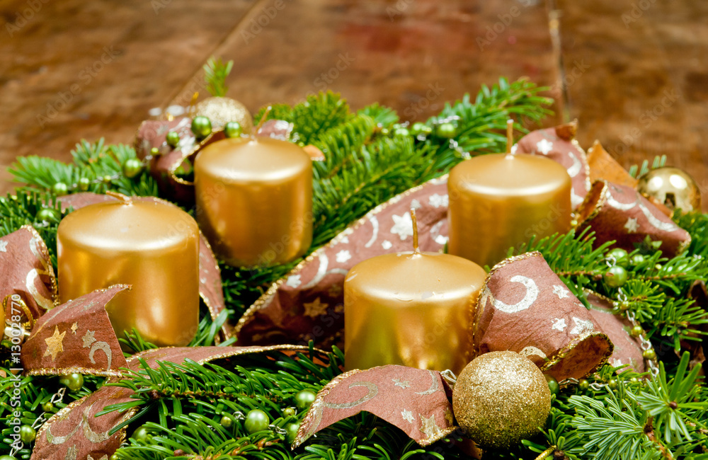 Christmas wreath advent wreath with copy space Christmas wreath advent wreath with copy space