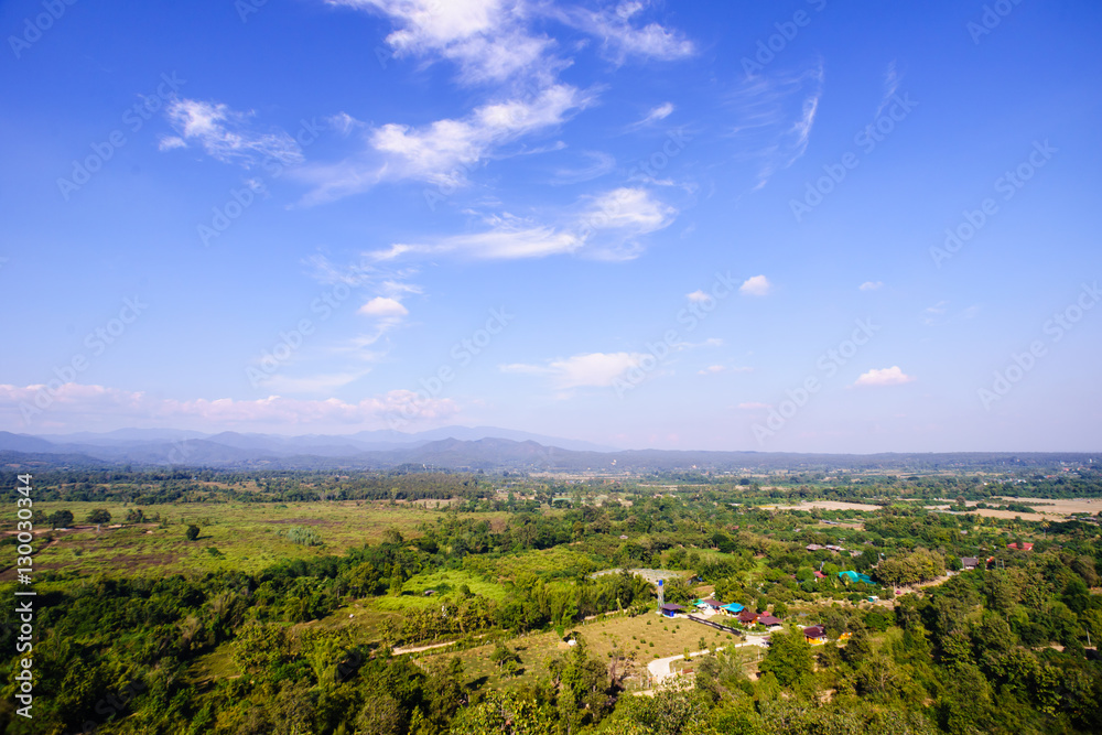 country landscape from northen of Thailand.