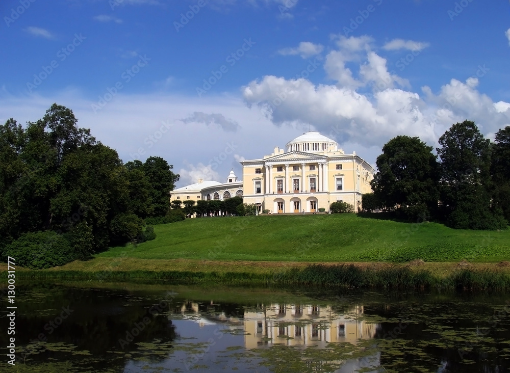 Royal Palace in Pavlovsk, close to Saint-Petersburg