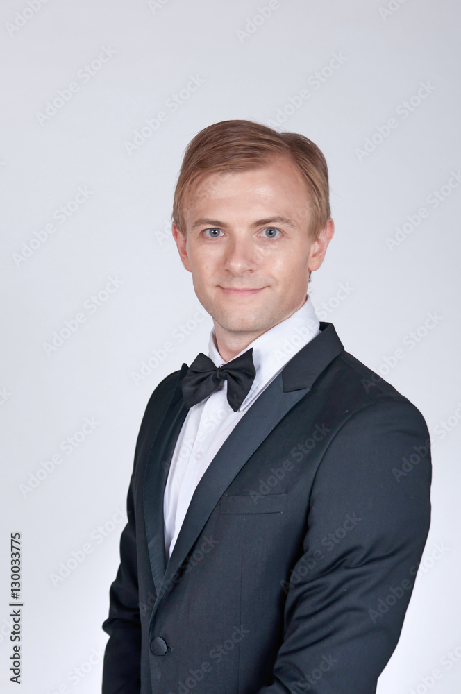 Handsome Groom in Studio Handsome Groom in Studio