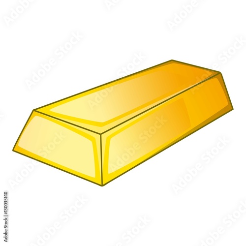 Gold icon. Cartoon illustration of gold vector icon for web