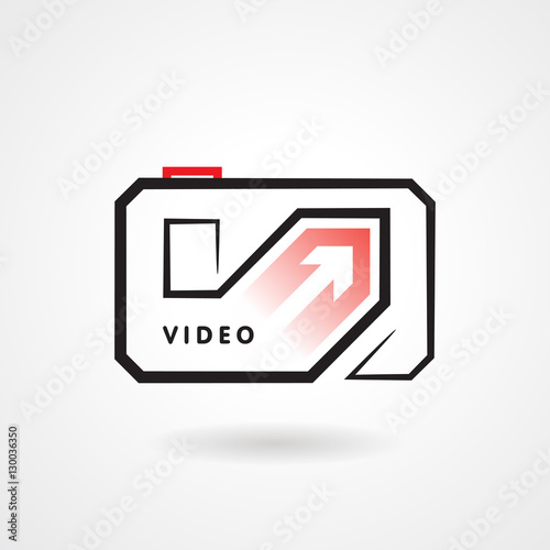 action video camera logo symbol