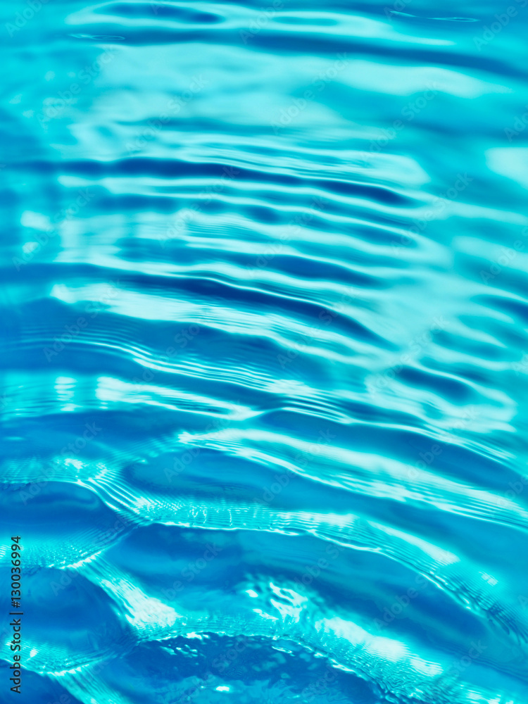 Fototapeta premium Blue ripples in pool