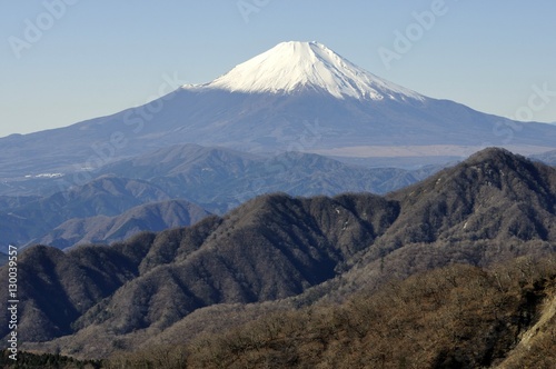 丹沢からの富士山