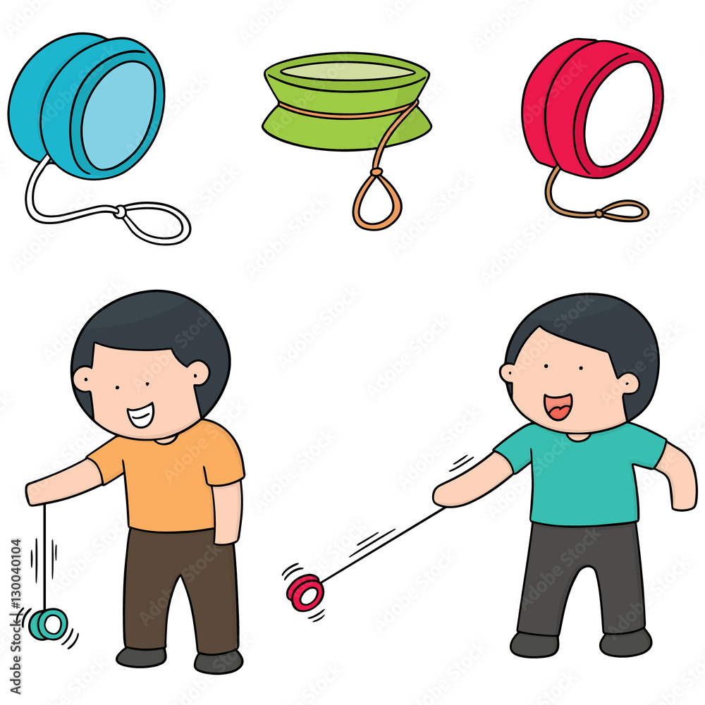 Fotografie vector set of yoyo