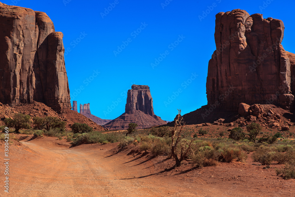 Fototapeta premium Rocky castles. Monument Valley