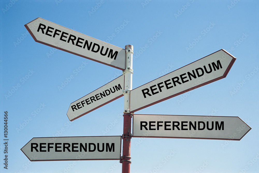 All roads to a referendum All roads to a referendum