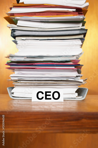 Overflowing Inbox of CEO photo