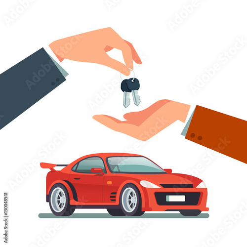 Buying, renting a new or used speedy sports car