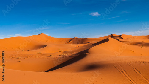 Die Dünen der Sahara bei Merzouga (Erg Chebbi); Marokko