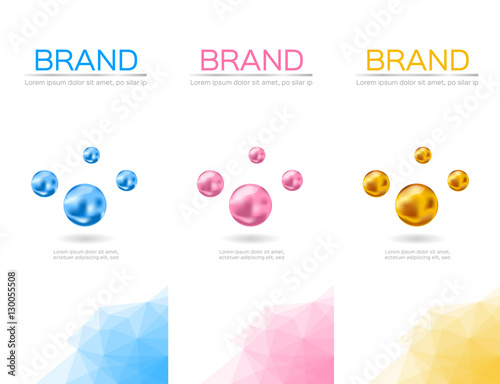Shampoo bottle and moisturizer lotion pack template vector