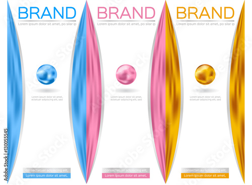Shampoo bottle and moisturizer lotion pack template vector