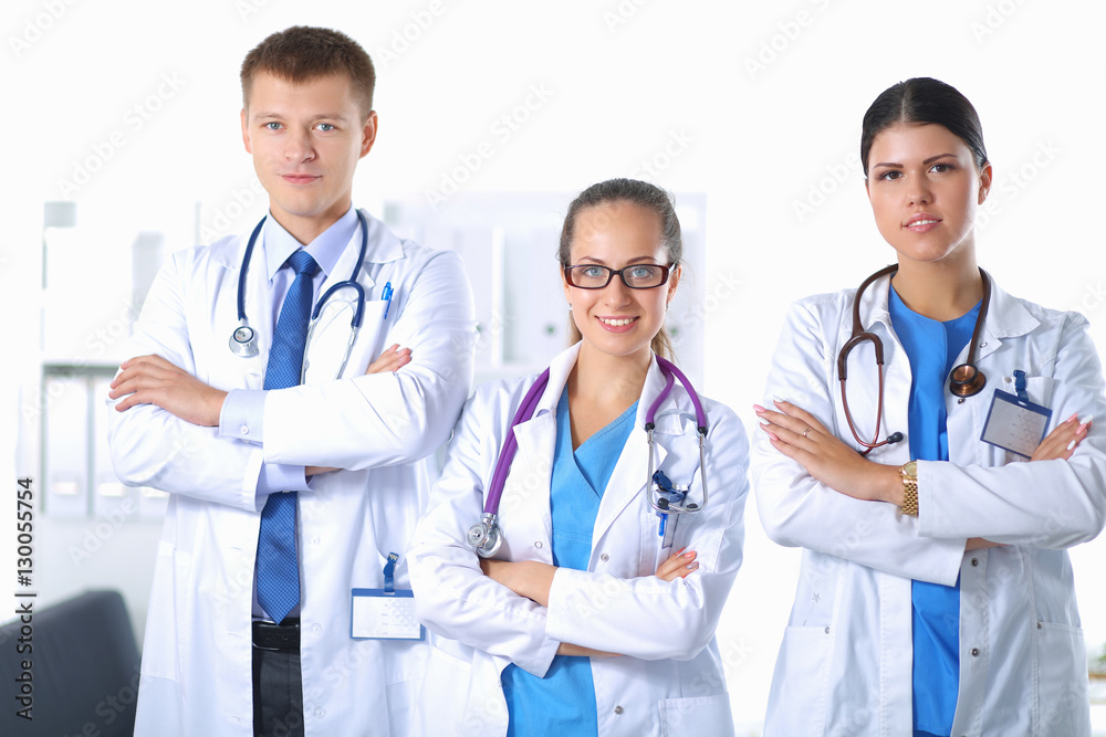 Healthcare and medical - young team or group of doctors Healthcare and medical - young team or group of doctors