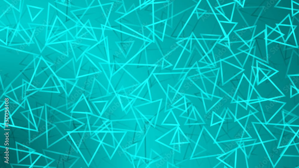 Light blue abstract background of small triangles