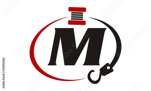Crane Hook Towing Letter M