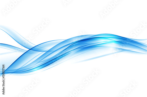 Abstract Colored Wave on Background. Vector Illustration.
