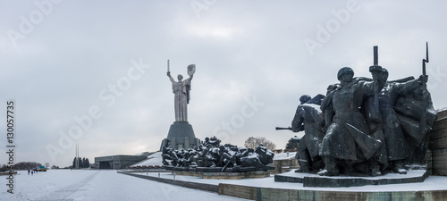 Obraz na płótnie Museum of WW2 in Kyiv, Ukraine w salonie