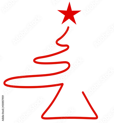 Weihnachtsbaum mit Weihnachtsstern