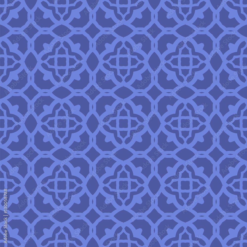 Blue Ornamental Seamless Line Pattern. Endless Texture. Oriental Geometric Ornament Blue Ornamental Seamless Line Pattern. Endless Texture. Oriental Geometric Ornament