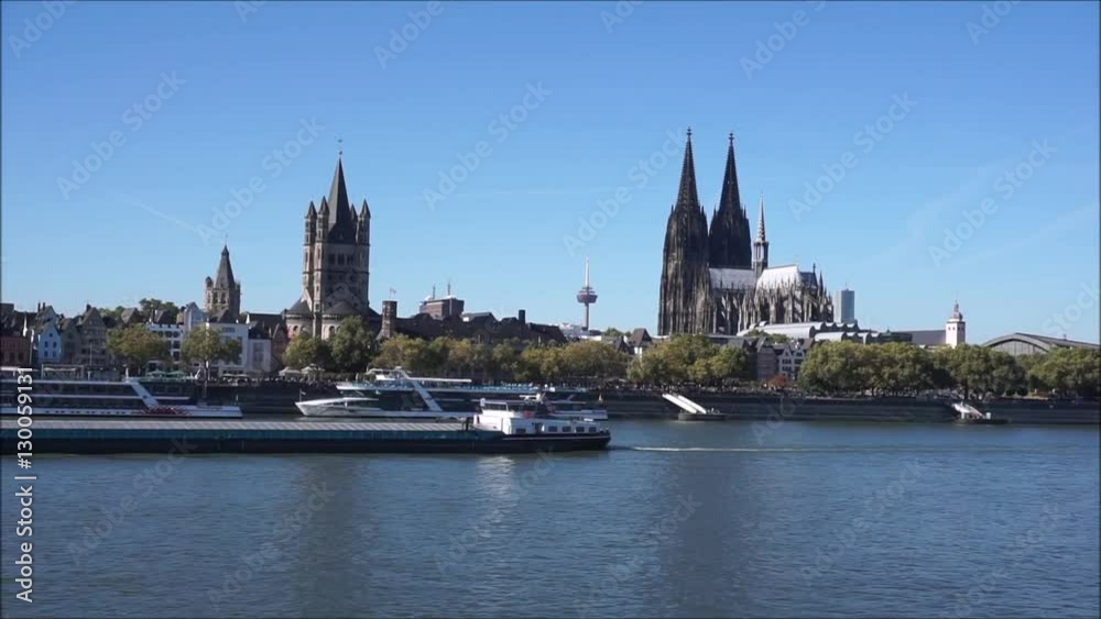 Cologne at the Rhine River, Germany Cologne at the Rhine River, Germany