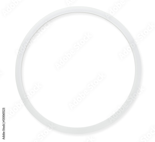 Sealing ring for pressure cooker on white background