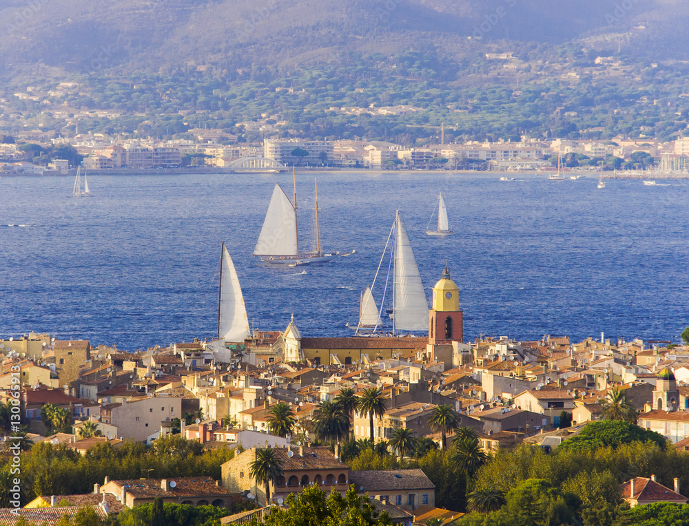 Saint Tropez city view