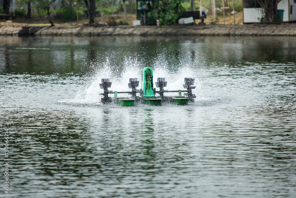 Aerator turbine wheel fill oxygen into water Aerator turbine wheel fill oxygen into water