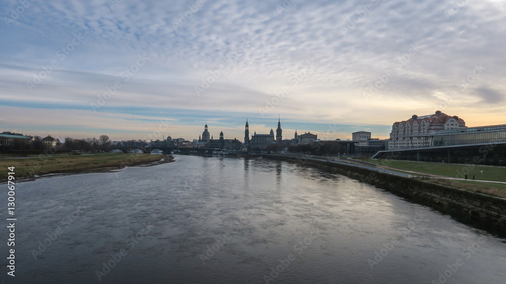 Dresden im Abendlicht