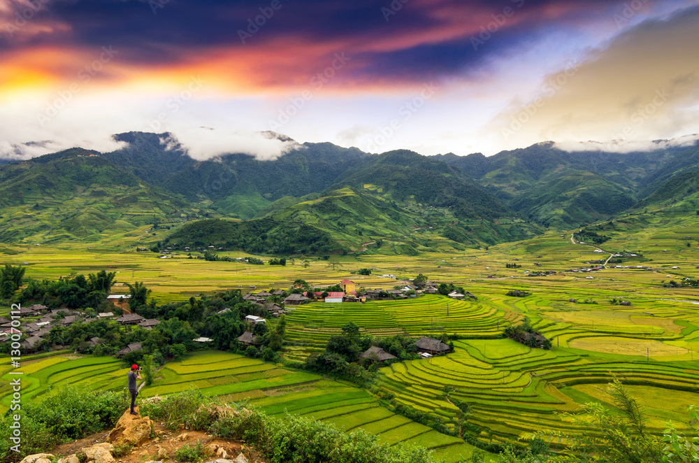 Naklejka premium Mu Cang Chai