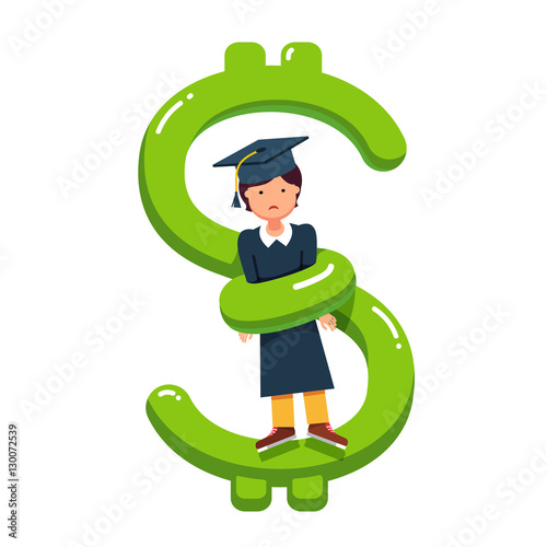 Excessive education debt price metaphor