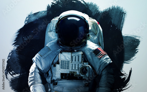 Astronaut in outer space mo...