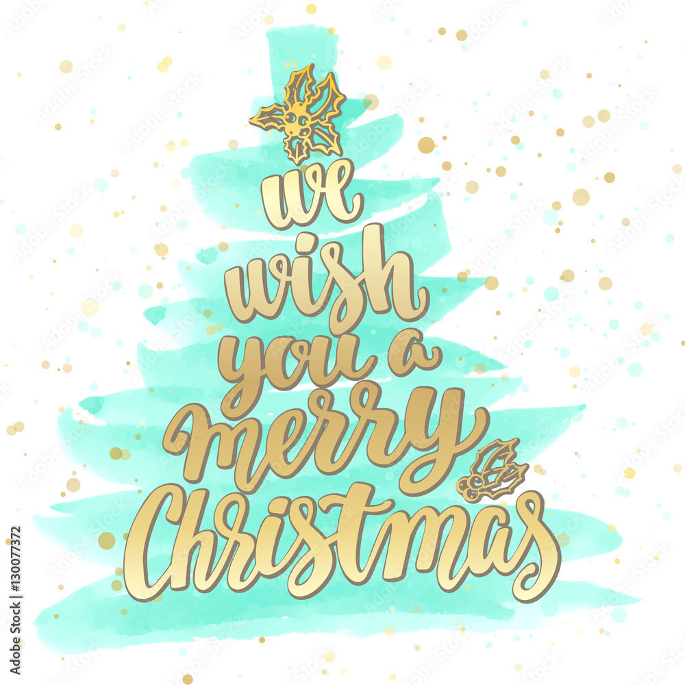 We wish you a Merry Christmas. We wish you a Merry Christmas.