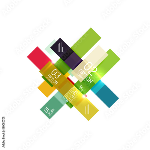 Free Download Infographics geometric business template - GFXLoad