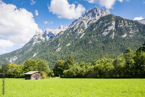 Karwendel mountain range in Bavaria