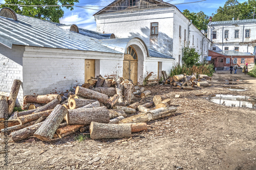 Valaam. The territory of the monastery photo