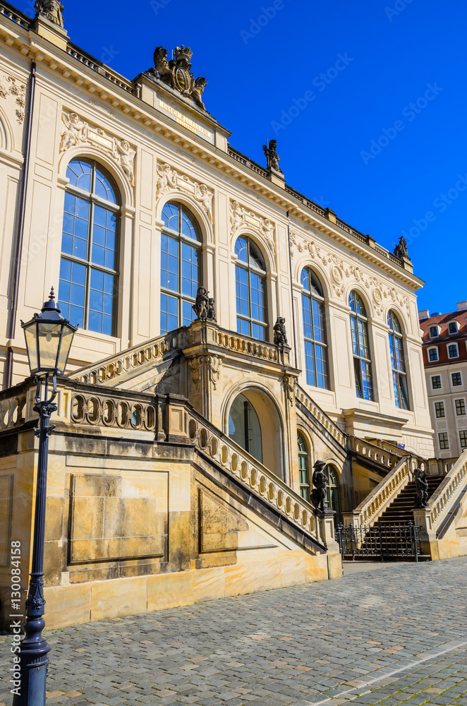 Architecture of old Dresden, Saxony, Germany