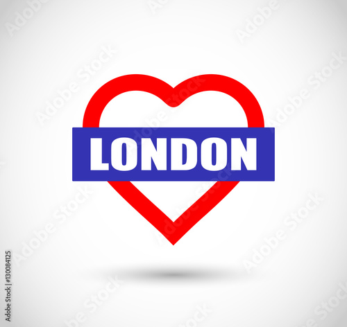 London love sign vector