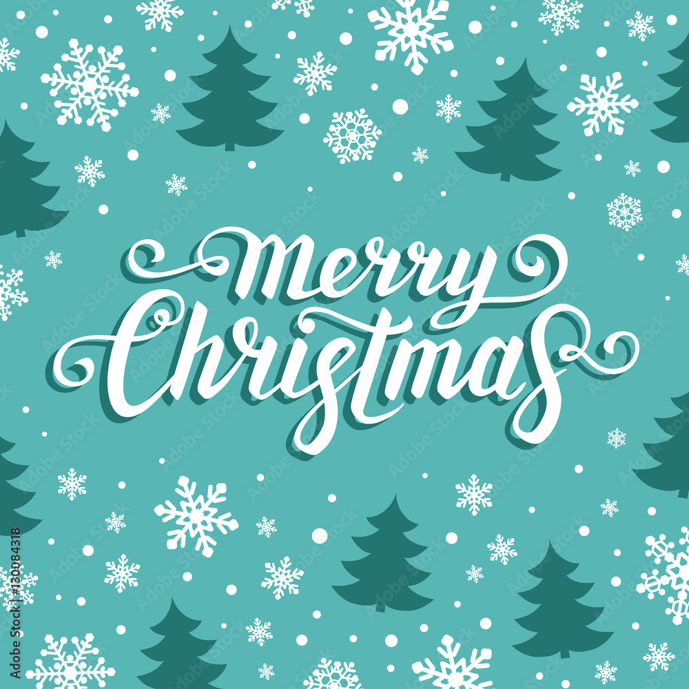 Christmas greeting card template