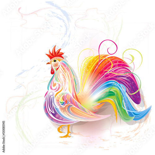 Stylised rooster