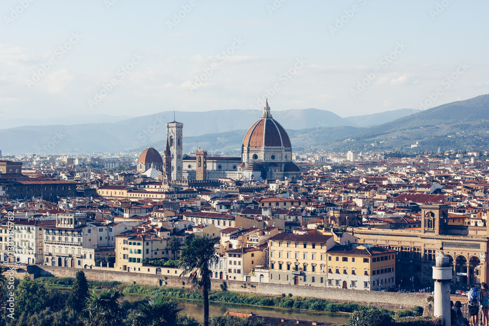 Florence, Italy, Cityscape of with the Cathedral