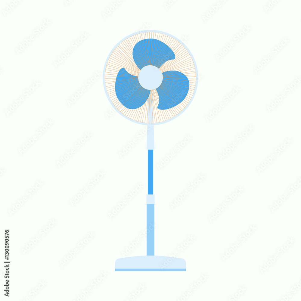Flat air fan icon. Ventilator graphic equipment. Vector eps 10 Flat air fan icon. Ventilator graphic equipment. Vector eps 10