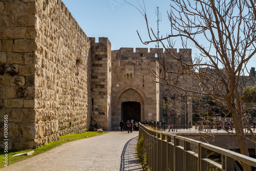Jaffa Gate in Old City of Jerusalem, Israel