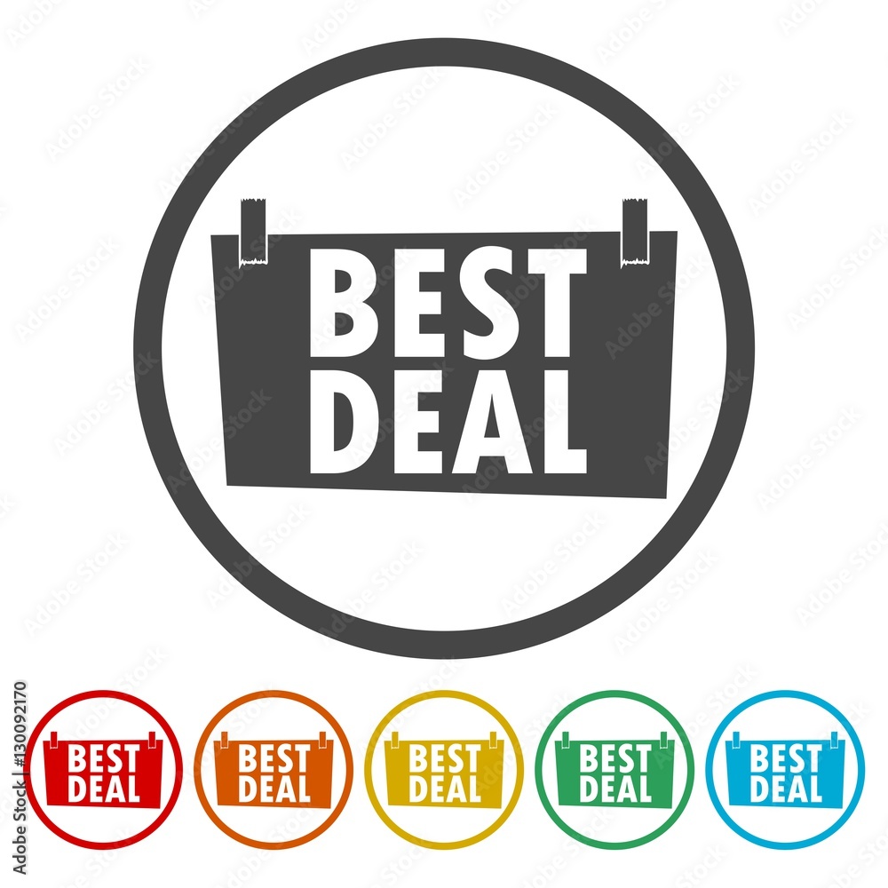 Best deal icon, Best Deal Sign - illustration Best deal icon, Best Deal Sign - illustration