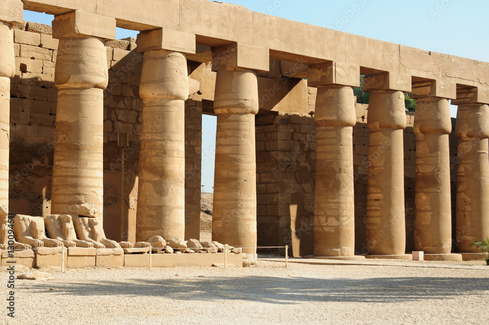 Columns of Karnak temple complex