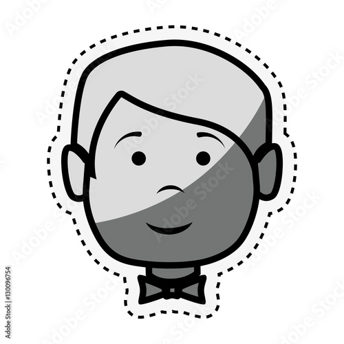 waiter hotel service isolated icon vector illustration design