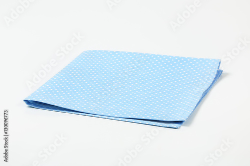 dotted turquoise place mat