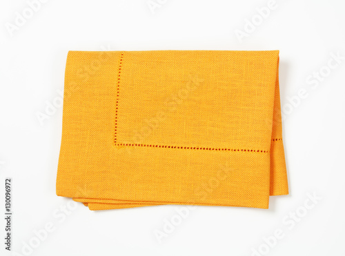 yellow place mat