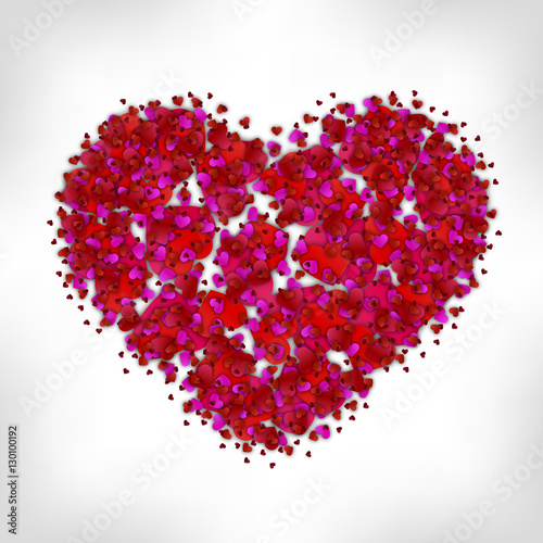 Heart of many small hearts