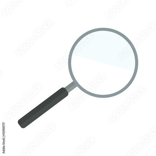 Magnifying glass vector illustration
